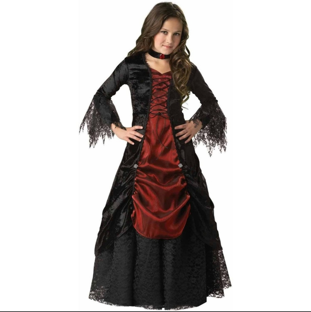 Gothic Vampira girls Halloween costume